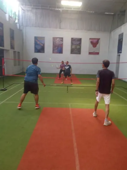 More action from our doubles matches, showing different players and games. Every day is a new challenge on the court!