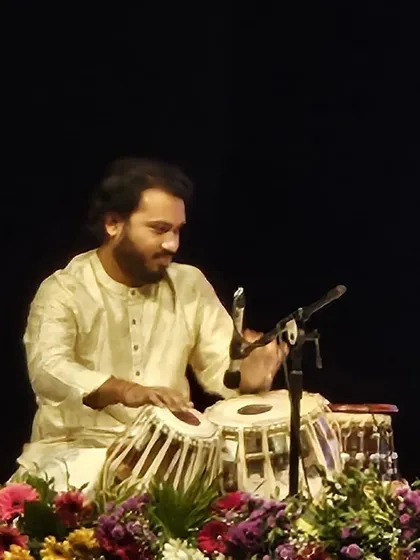 More photos from the Taal Chakra concert in Pune with flautist S. Akash. The joy of creating music together is evident in these pictures.