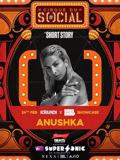 The Krunk x Bass Camp showcase at VH1 Supersonic's Cirque Du Social stage. Bringing the bass to one of India's biggest festivals is always a highlight.