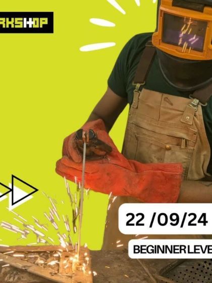 This graphic announces our beginner-level DIY Metalworking workshop, inviting you to come and learn the fundamentals.