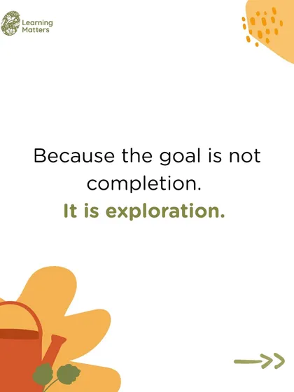 We call them "Engagements," not "Activities," because the language we use matters. An engagement is a thoughtful invitation to explore, connect, and co-create meaning, with the focus on the process, not just completion.