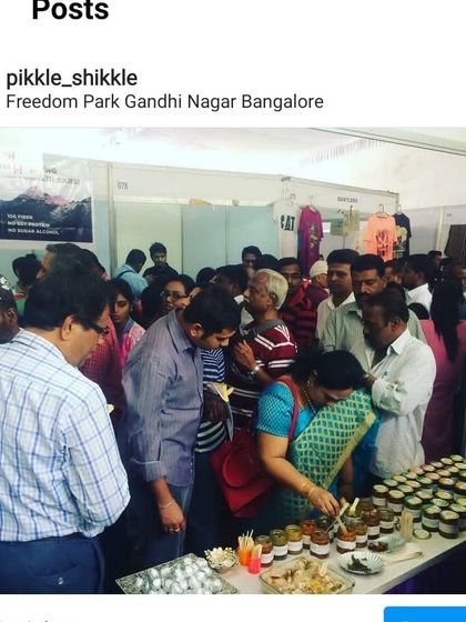 Another view of the crowd at our Freedom Park stall. It was a busy and rewarding day.