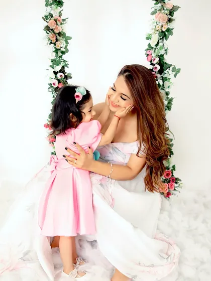 The look of pure love. A mother and daughter share a special moment, and we were there to capture it forever.