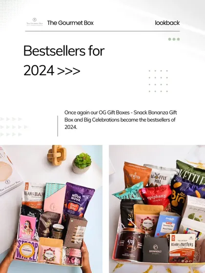A look back at 2024's bestsellers. My Snack Bonanza and Big Celebrations gift boxes were the most popular choices for end-of-year gifting.