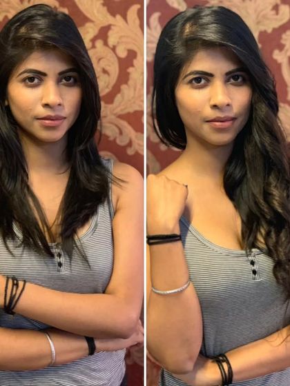A subtle enhancement with soft waves gives her hair more body and a beautifully styled finish.