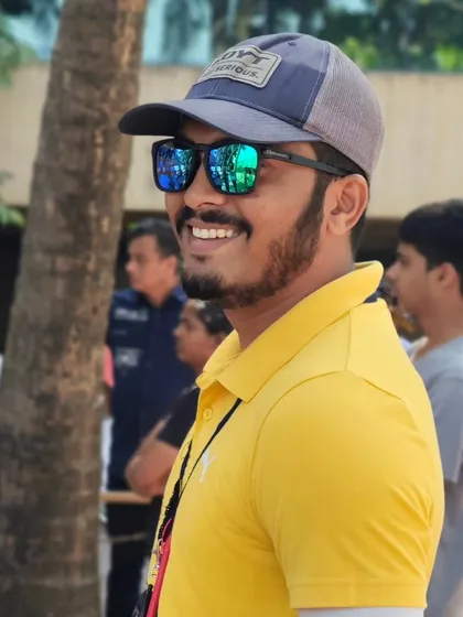 One of our team members enjoying the event. A positive and fun environment is important to us.