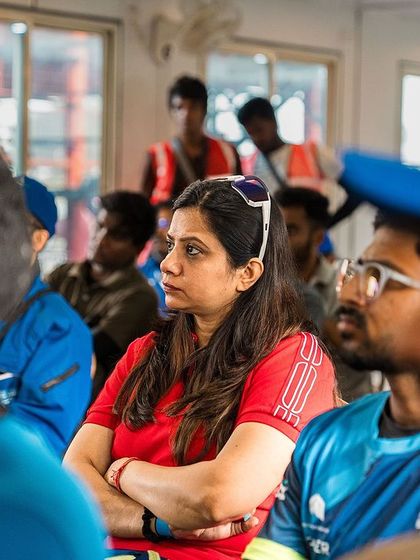 The focus and concentration during a classroom session. We welcome riders of all genders and skill levels to our school.