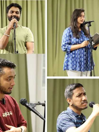 A collage of passionate performers sharing their art on our stage.