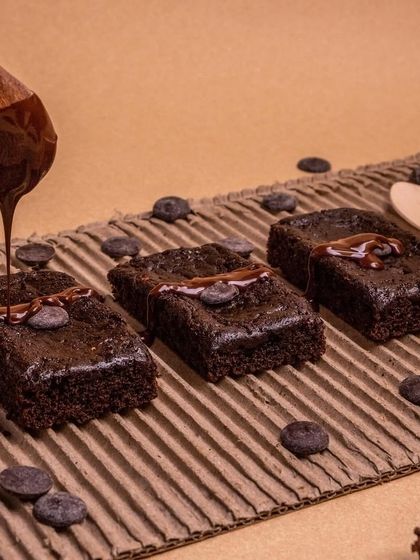 Even our desserts can be vegan! These rich, fudgy vegan brownies are a perfect example of how we cater to every dietary need without sacrificing taste.