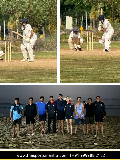 This collage shows both on-field action from an exposure match and the team relaxing together at the beach. We believe in balancing intense competition with team bonding activities.