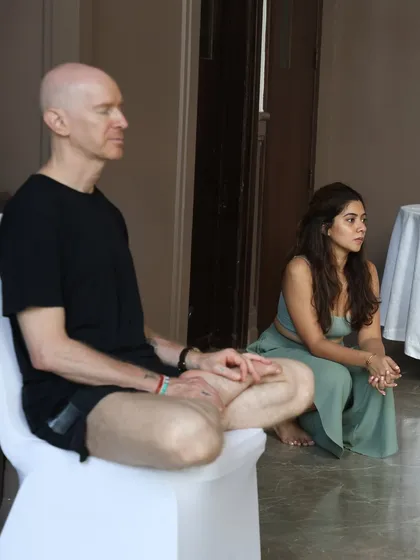 I believe in being a lifelong student. Learning from masters like Eddie Stern deepens my own understanding and enriches what I can offer to you. These moments of study are invaluable, allowing me to bring authentic, time tested wisdom to our practice.