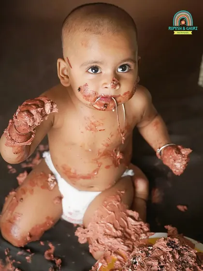 Let them eat cake. A first birthday cake smash is all about fun and glorious mess. We capture the delight in their eyes as they explore, creating memories that will make you smile for years.