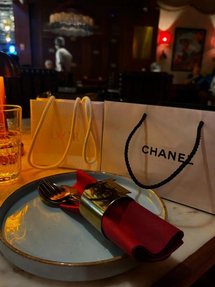 A little retail therapy before dinner.