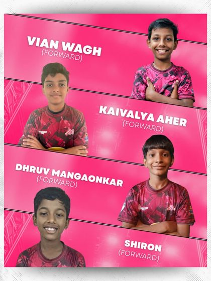 Introducing our Under-12 DPDL forwards, locked in and ready to take on the challenge.