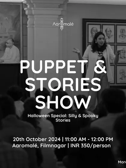 A poster for our Halloween special, filled with silly and spooky stories. The witches, monsters, and pirates come out to play and sing some "boo" songs.