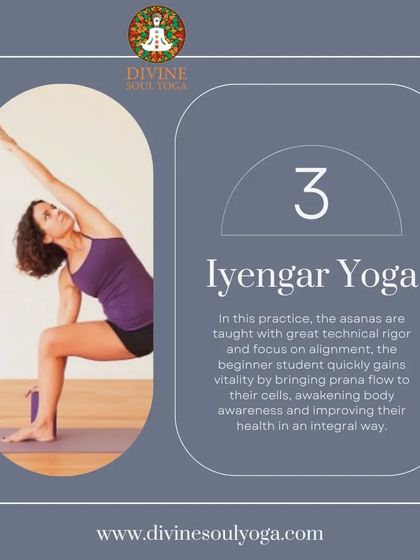 Iyengar Yoga focuses on precision and alignment, often using props like blocks and straps to help students achieve the correct posture. This methodical approach helps awaken body awareness and improve health in an integral way.