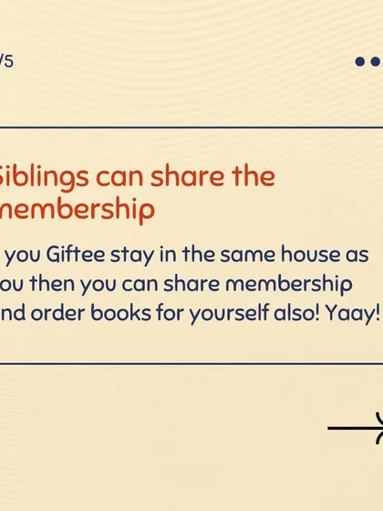A library membership is the best Diwali gift for a child. It's a sustainable, value for money present that the whole family can enjoy. We even gift wrap the first set of books to make it extra special.