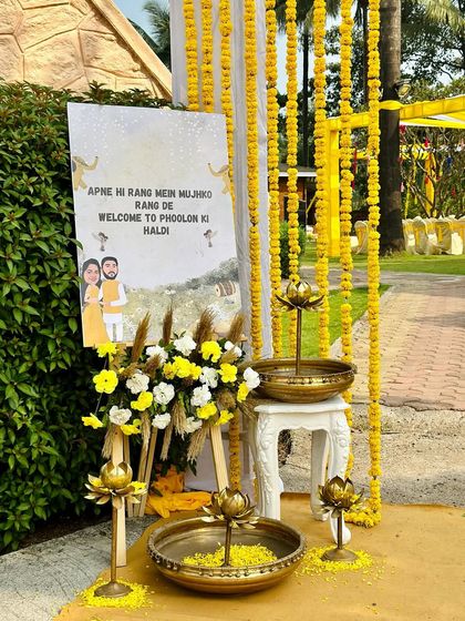 Vibrant Haldi Ceremonies photo 6