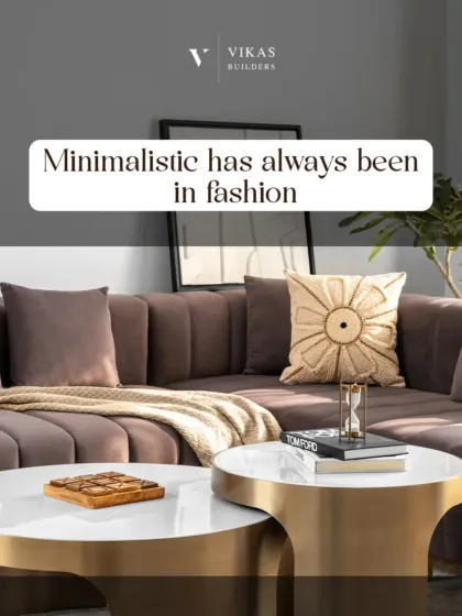 We believe minimalistic has always been in fashion. This living room setup proves that clean lines, a simple color palette, and well chosen accessories can create a look of effortless sophistication.