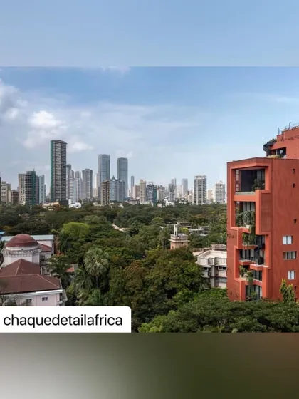 The Mumbai skyline provides a stunning backdrop for the Sarvasva tower. Our design ensures that even in a dense city, residents can experience the tranquility of a private green space.