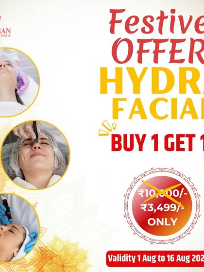 This festive "Buy 1 Get 1" deal on our popular HydraFacial was a client favorite. It's a great opportunity to bring a friend or pre-book your next session.