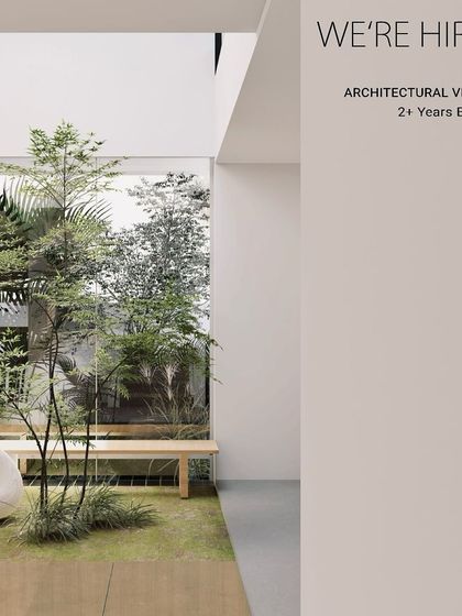 Design Experiment in Hyderabad is hiring an Architectural Visualizer.