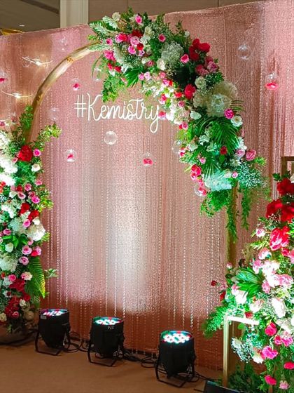 Elegant Reception & Sangeet Stages photo 40