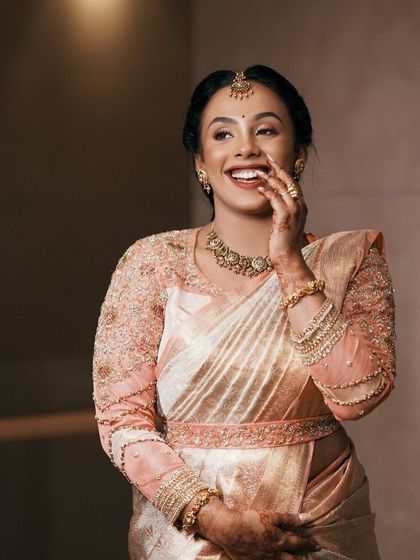 Kalasthree by Tejaswini Anjan Kumar - Bespoke Bridal Wear Exquisite Hand-Embroidered Blouses photo 16