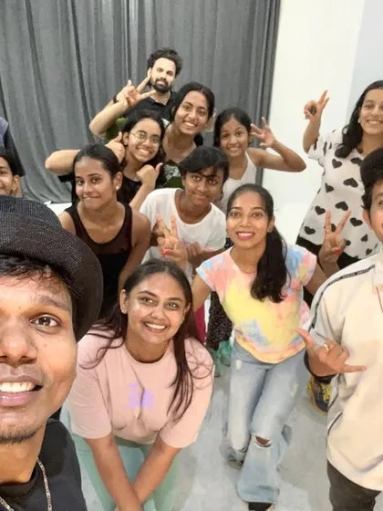 A selfie with the workshop squad. These events are all about community, energy, and sharing our love for dance.