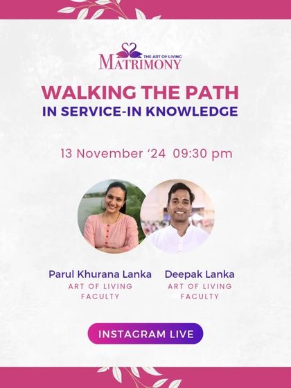 Art Of Living Matrimony - Relationship Workshops Join Us Online: Workshops & Live Talks photo 3