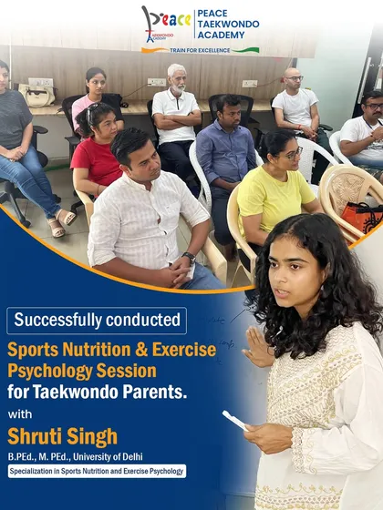 A champion's journey is supported by a strong team, and that includes parents. We regularly conduct sessions on sports nutrition and exercise psychology to empower our parents to be an active part of their child's success.