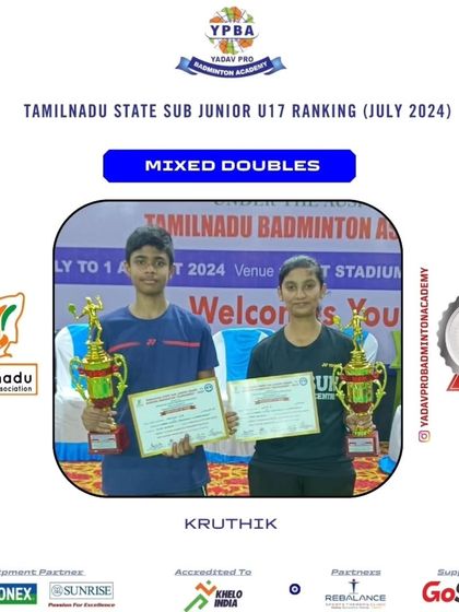 Yadav Pro Badminton Academy - Student-Athlete Development Program National & State Level Champions photo 44