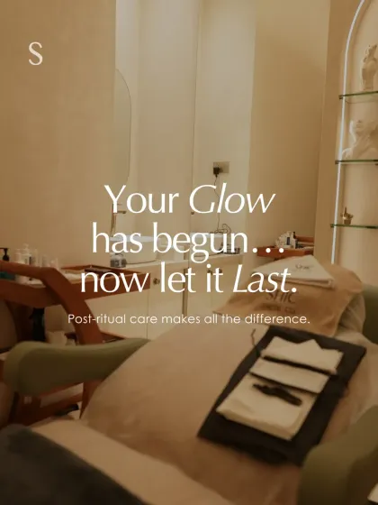 Your glow has begun, and post-ritual care makes all the difference. We guide you on how to make your results last longer.