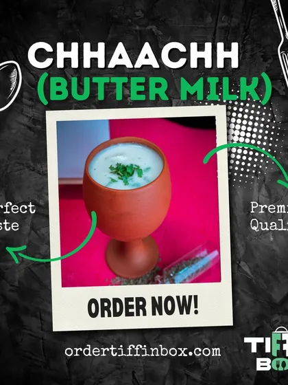 Cool down with our refreshing Chhaachh, or spiced buttermilk. It's the perfect drink to balance the spices of our North Indian food.