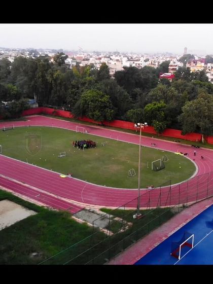 A bird's eye view of our home ground at Vivekananda College. This is where our Elites are forged.