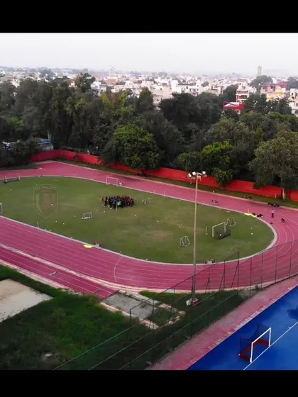A bird's eye view of our home ground at Vivekananda College. This is where our Elites are forged.