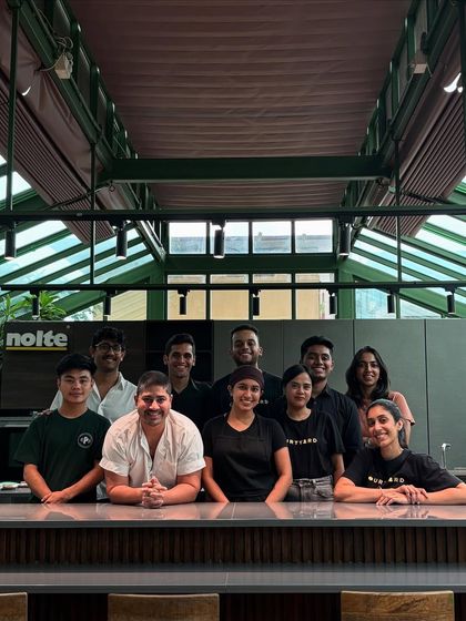 The talented team from Praça Prazeres behind the successful weekend pop-up at The Conservatory.