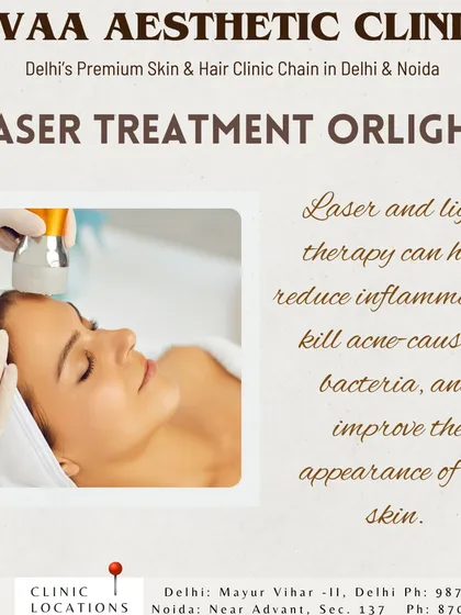 An explanation of how laser and light therapy works to improve skin. It can help reduce inflammation, kill acne-causing bacteria, and enhance the overall appearance of the skin.