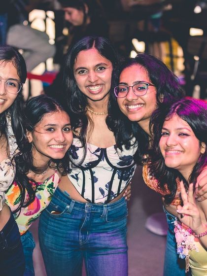 A group of friends taking a photo together, making memories that will last.