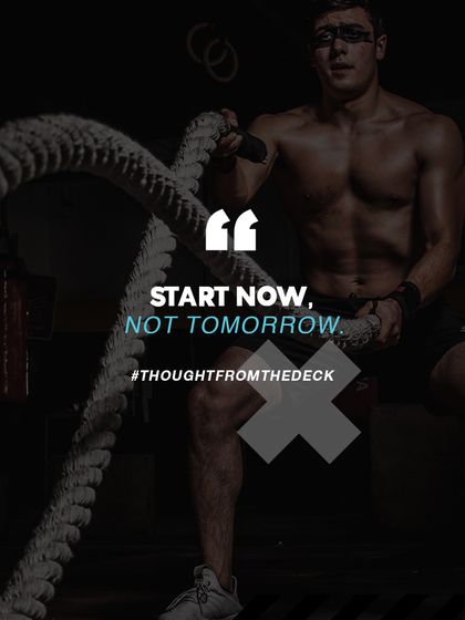 Start now, not tomorrow. Procrastination is the enemy of progress. The best time to begin your journey was yesterday, the next best time is now.