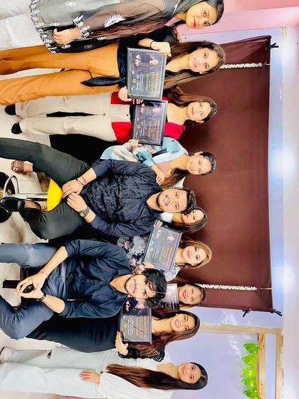 A fun group photo with some of my amazing students after a class.