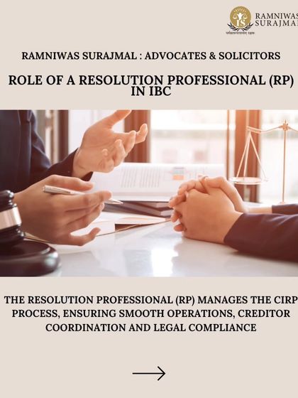 A Resolution Professional (RP) is a neutral third party who plays a vital role in the Corporate Insolvency Resolution Process (CIRP). They manage the company's assets, coordinate with creditors, and ensure legal compliance.