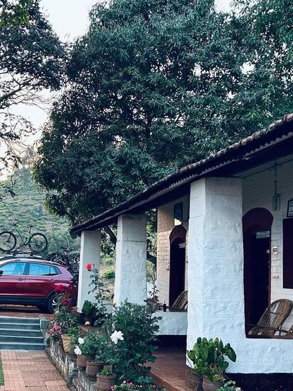 We select charming and comfortable stays for our tours, like this beautiful property in the Nilgiris. It's the perfect place to relax and recover after a day of riding.