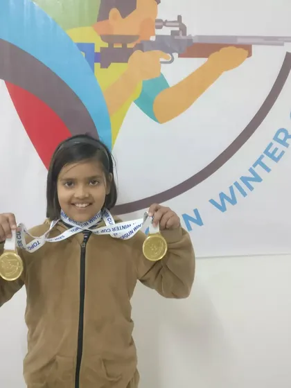 All smiles and two gold medals. This young winner from the TOPGUN WINTER CUP 2023 shows the joy and sense of accomplishment that our competitions bring to aspiring shooters.