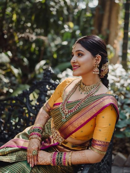 Shwetha Mahadev - Bridal Makeup Artistry Vibrant & Colourful Bridal Styles photo 23