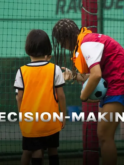 A coach provides one-on-one guidance on decision-making. I teach my players not just how to play, but how to think strategically on the field.
