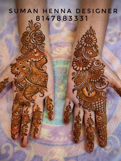 Suman Mehndi Designer - Festive & Party Henna Elegant Arabic & Indo-Arabic Styles photo 7