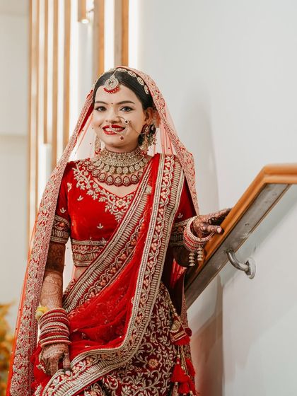 Classic Red & Maroon Bridal Looks photo 11