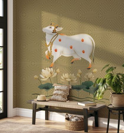 Best of Bharat - Custom Wallpaper & Installation Traditional & Cultural Designs photo 18