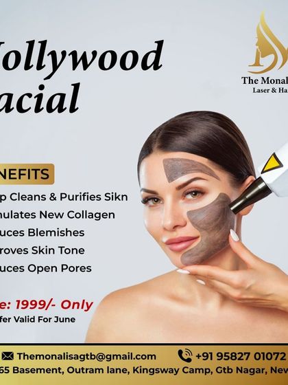 Get the celebrity treatment with our Hollywood Facial, also known as the Carbon Facial. It deep cleans, stimulates new collagen, reduces blemishes, and minimizes open pores for a red-carpet-ready glow.